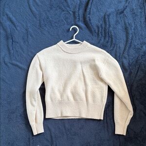 DYNAMITE Cream Long Sleeve Sweater